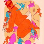 Affiche 2026 du Marché de l’Illustration Impertinente réalisée par Minh Fâ