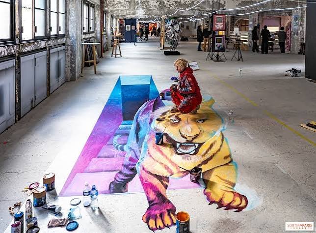 Street Art Denfert installé dans l’ancien magasin Zara de Denfert-Rochereau à Paris
